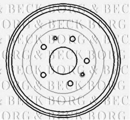 BORG & BECK BBR7193 Гальмівний барабан