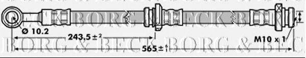 BORG & BECK BBH7142 Гальмівний шланг