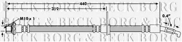 BORG & BECK BBH7231 Гальмівний шланг