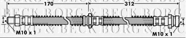 BORG & BECK BBH7420 Гальмівний шланг