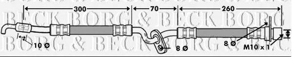 BORG & BECK BBH7479 Гальмівний шланг