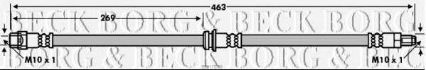 BORG & BECK BBH7578 Гальмівний шланг