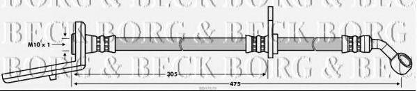 BORG & BECK BBH7679 Гальмівний шланг