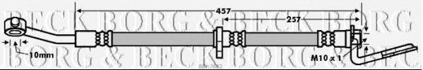 BORG & BECK BBH7682 Гальмівний шланг