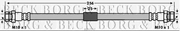 BORG & BECK BBH7747 Гальмівний шланг