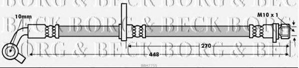 BORG & BECK BBH7755 Гальмівний шланг