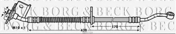 BORG & BECK BBH7759 Гальмівний шланг