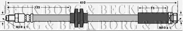 BORG & BECK BBH7781 Гальмівний шланг