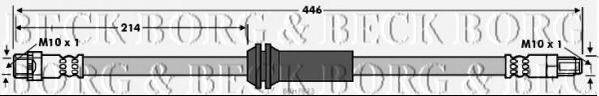 BORG & BECK BBH7823 Гальмівний шланг