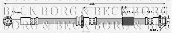 BORG & BECK BBH7835 Гальмівний шланг