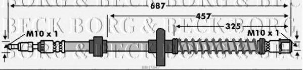 BORG & BECK BBH7847 Гальмівний шланг