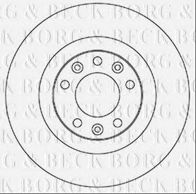 BORG & BECK BBD5356 гальмівний диск