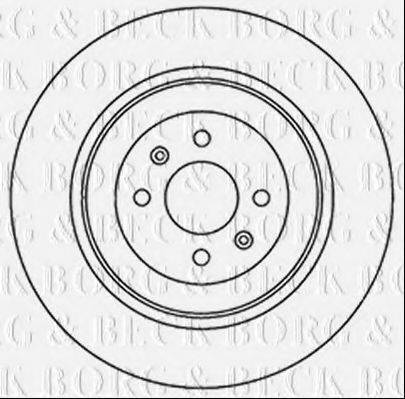 BORG & BECK BBD4695 гальмівний диск