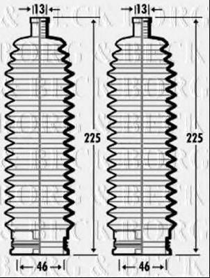 BORG & BECK BSG3382 Пильовик, рульове управління