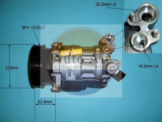 AUTO AIR GLOUCESTER 140221R Компресор, кондиціонер