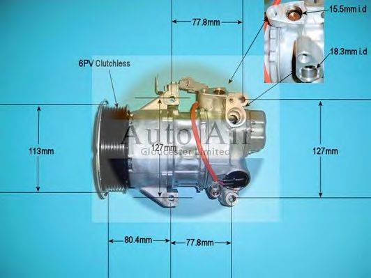 AUTO AIR GLOUCESTER 146207 Компресор, кондиціонер