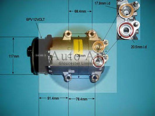 AUTO AIR GLOUCESTER 149763 Компресор, кондиціонер