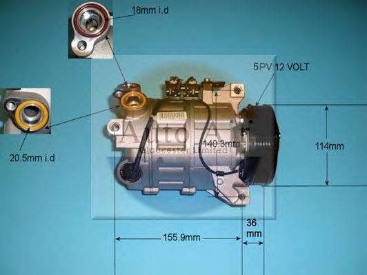 AUTO AIR GLOUCESTER 141310 Компресор, кондиціонер