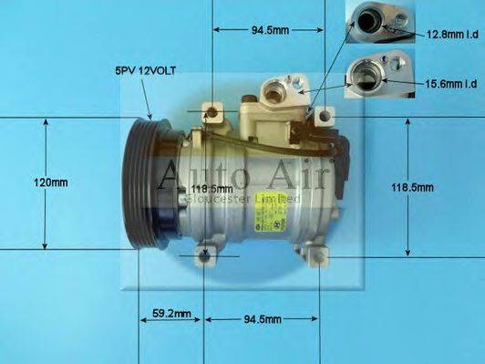 AUTO AIR GLOUCESTER 149783 Компресор, кондиціонер