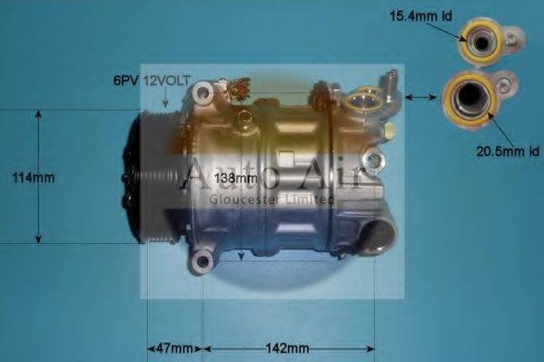 AUTO AIR GLOUCESTER 142067 Компресор, кондиціонер