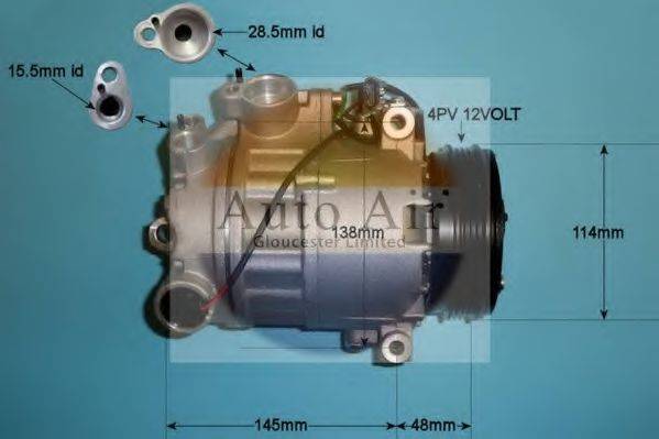 AUTO AIR GLOUCESTER 149766P Компресор, кондиціонер