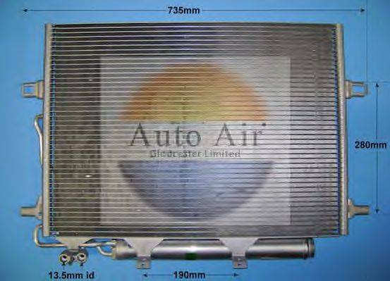 AUTO AIR GLOUCESTER 168895 Конденсатор, кондиціонер