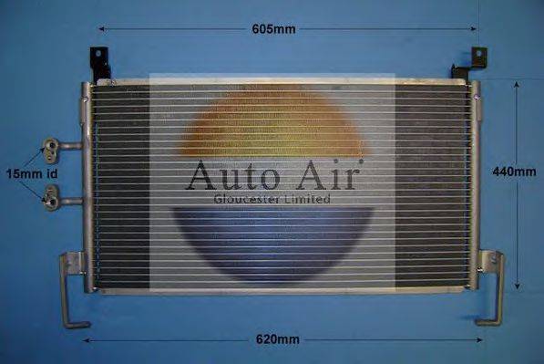 AUTO AIR GLOUCESTER 169636 Конденсатор, кондиціонер