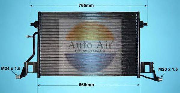 AUTO AIR GLOUCESTER 169907 Конденсатор, кондиціонер