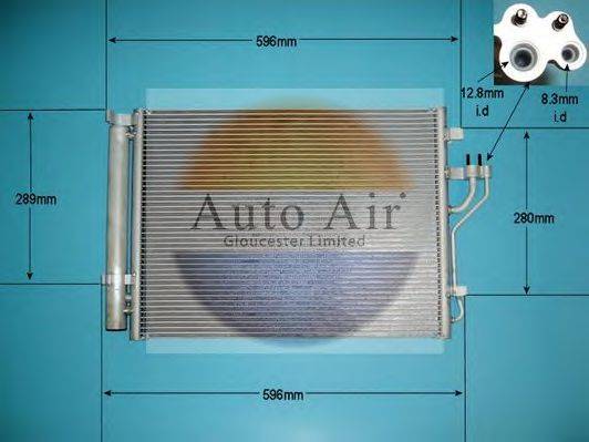 AUTO AIR GLOUCESTER 161426 Конденсатор, кондиціонер