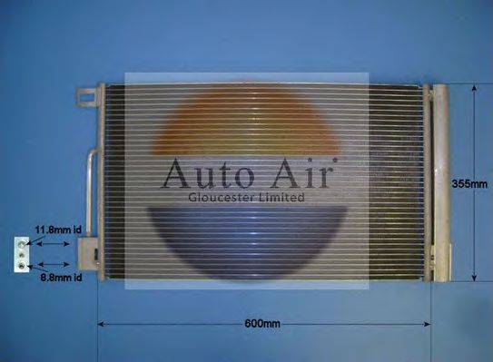 AUTO AIR GLOUCESTER 161067 Конденсатор, кондиціонер