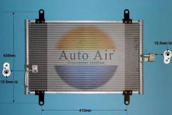 AUTO AIR GLOUCESTER 169781 Конденсатор, кондиціонер