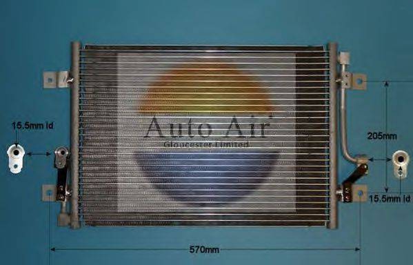 AUTO AIR GLOUCESTER 169790 Конденсатор, кондиціонер