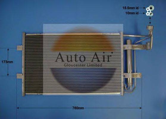 AUTO AIR GLOUCESTER 169960 Конденсатор, кондиціонер