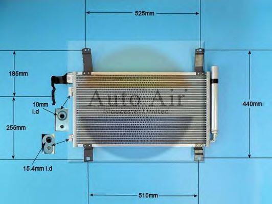 AUTO AIR GLOUCESTER 169911 Конденсатор, кондиціонер