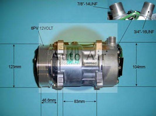 AUTO AIR GLOUCESTER 147554 Компресор, кондиціонер