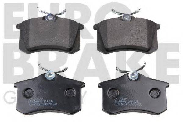 EUROBRAKE 5502223947 Комплект гальмівних колодок, дискове гальмо