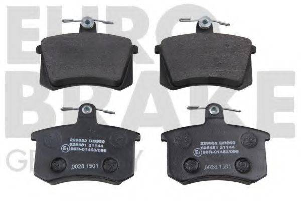 EUROBRAKE 5502229952 Комплект гальмівних колодок, дискове гальмо