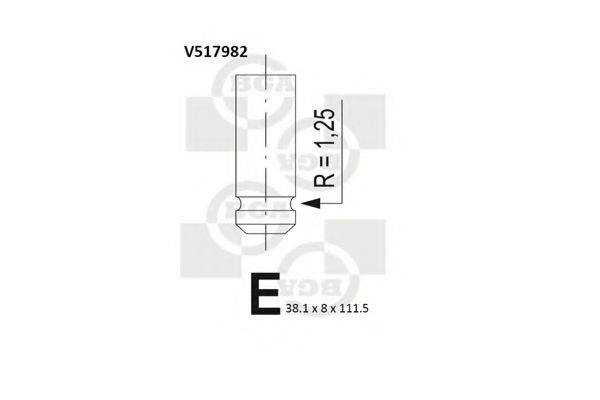 BGA V517982 Впускний клапан