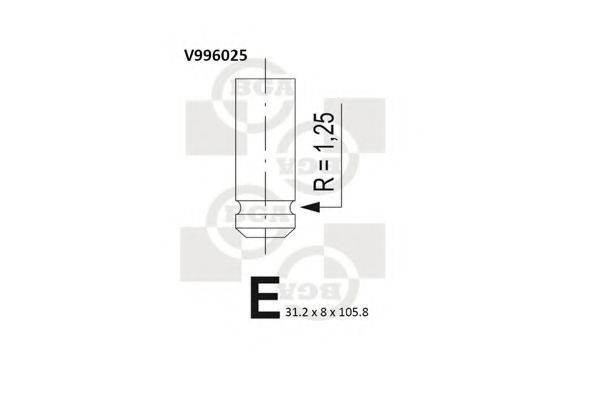 BGA V996025 Випускний клапан