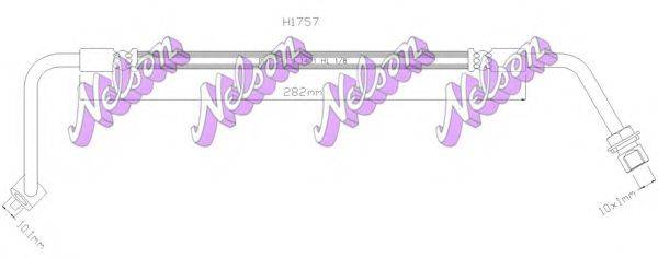 BROVEX-NELSON H1757 Гальмівний шланг