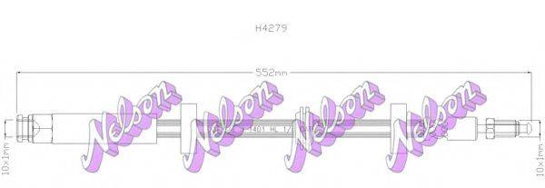 BROVEX-NELSON H4279 Гальмівний шланг