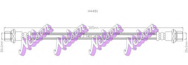 BROVEX-NELSON H4481 Гальмівний шланг