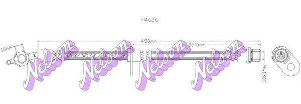BROVEX-NELSON H4626 Гальмівний шланг