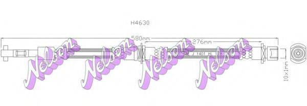 BROVEX-NELSON H4630 Гальмівний шланг