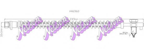 BROVEX-NELSON H4696Q Гальмівний шланг