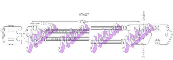 BROVEX-NELSON H5627 Гальмівний шланг