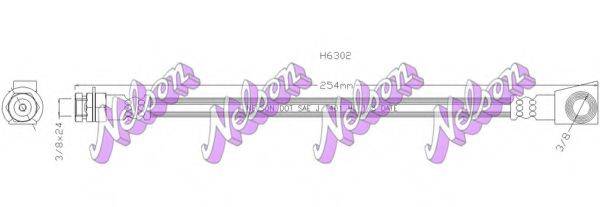 BROVEX-NELSON H6302 Гальмівний шланг