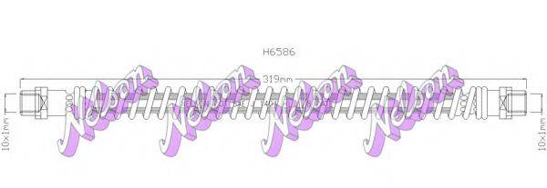 BROVEX-NELSON H6586 Гальмівний шланг