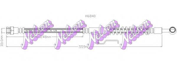 BROVEX-NELSON H6840 Гальмівний шланг