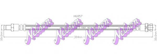 BROVEX-NELSON H6857 Гальмівний шланг